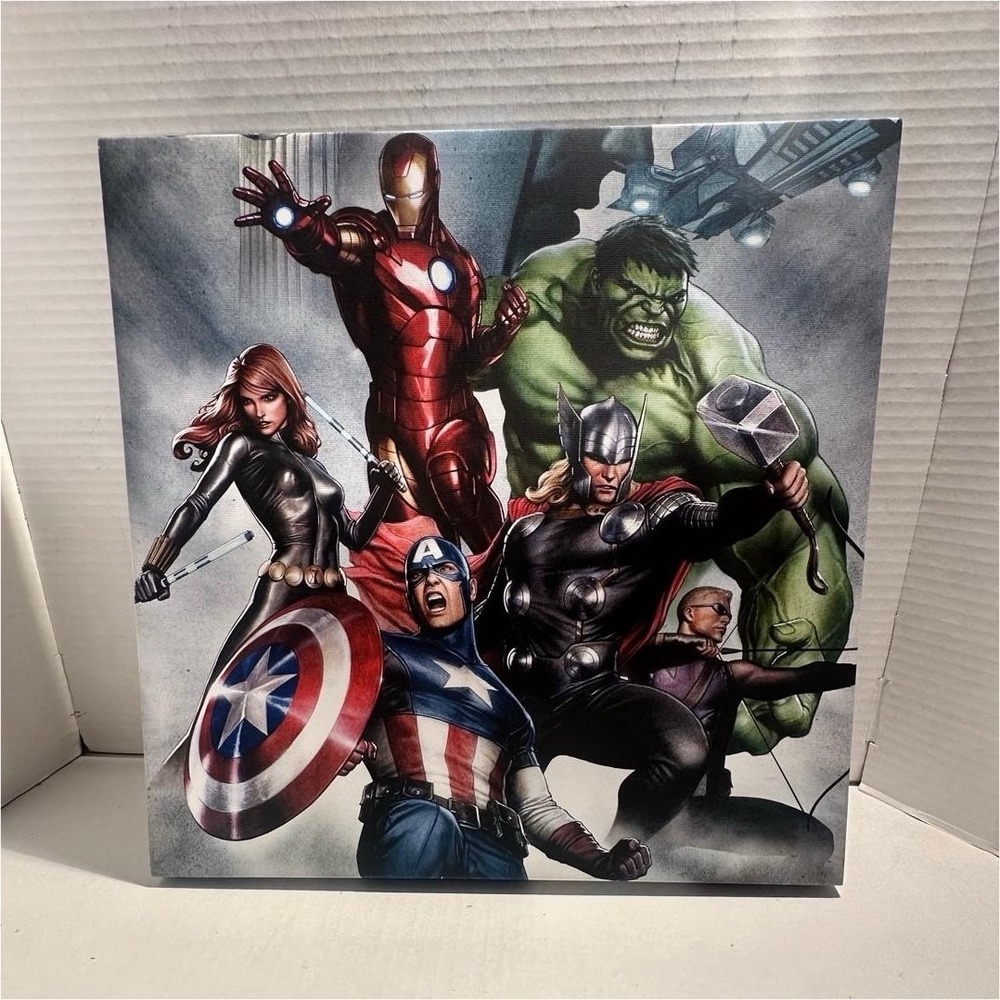 Marvel Avengers MDF Wall Art Poster Iron Man Hulk Thor Captain America